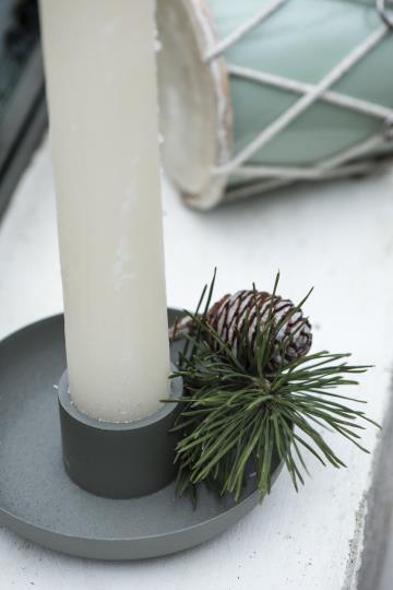 IB Laursen Kerzenhalter für Kerze Ø:3,8 staubig grün