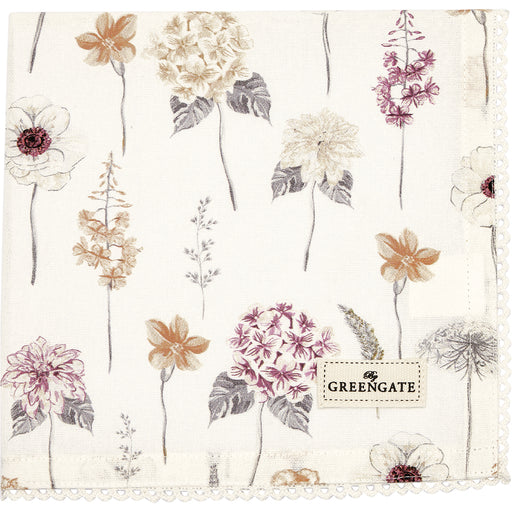 GreenGate Stoffserviette with Lace Lillith White