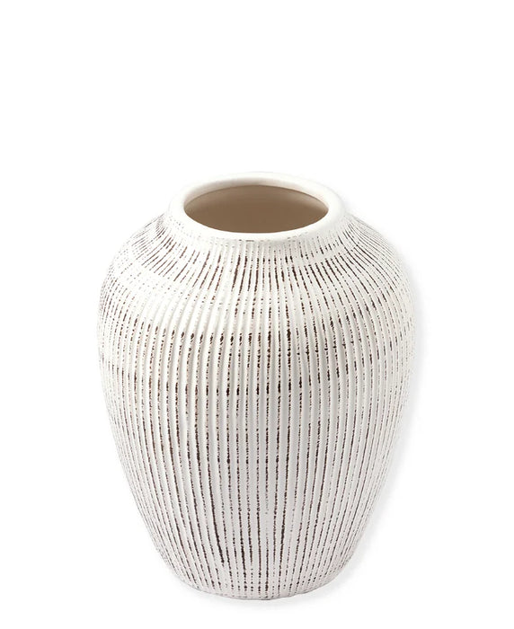 GreenGate Vase Flute off White Medium