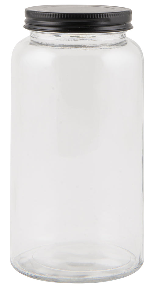 IB Laursen Vorratsglas  Sevilla mit schwarzem Deckel, 800 ml