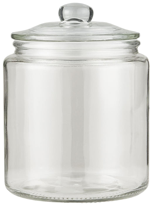 IB Laursen Glaskrug mit Glasdeckel und Gummiring 900 ml