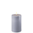 Deluxe HomeArt LED Kerze Dust Blue Ø7,5 x 12,5cm