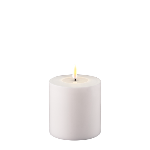 Deluxe HomeArt LED Kerze Weiß OUTDOOR Ø10 x 10cm